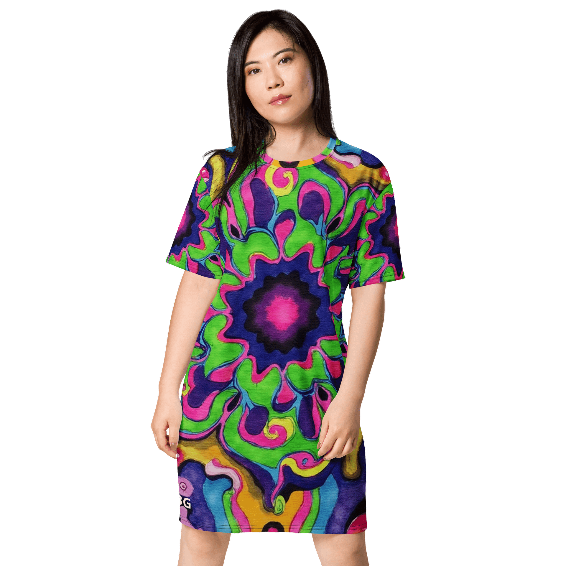 Barry Grady Psychedelic All-Over Dress product image (1)