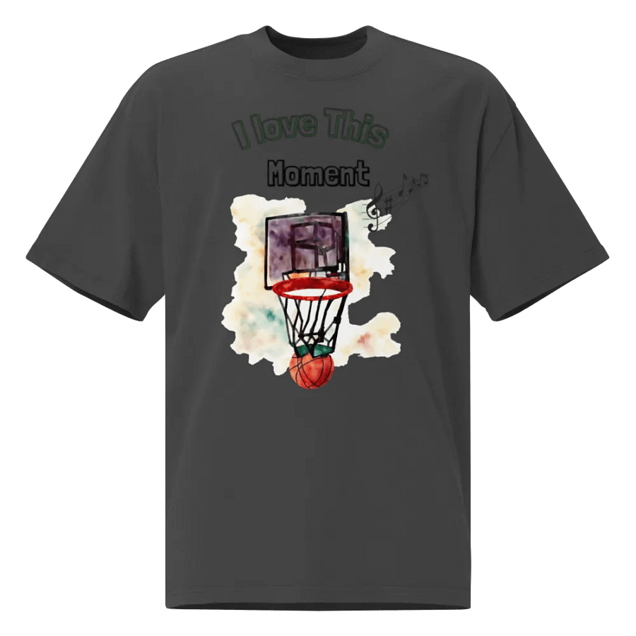 Swish Watercolor Basketball Hoop Art Print product image (1)