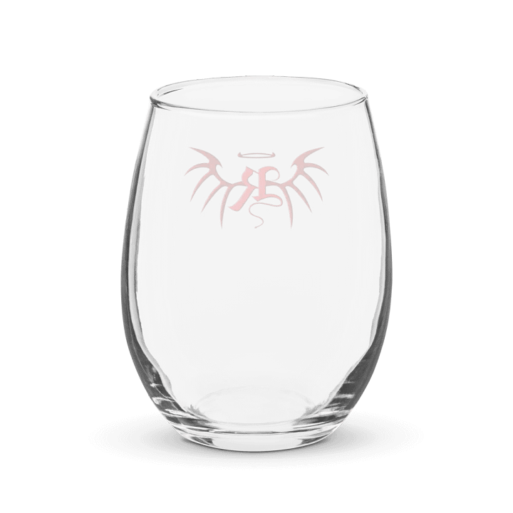 RafaZafar Logo Stemless Wineglass (red) product image (2)