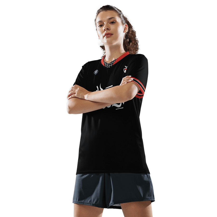 Palestine Arabic Unisex FC Football Black Soccer Jersey product image (7)