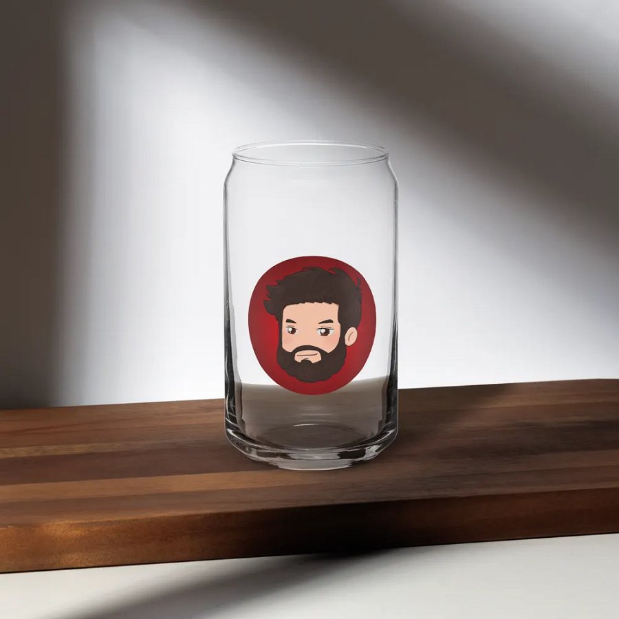 Trunks Red Can Shaped Glass product image (5)