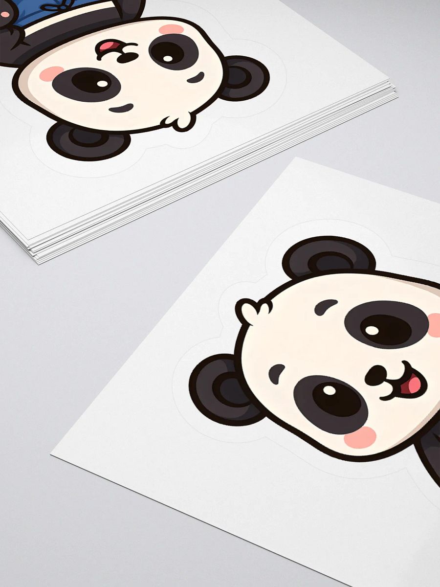 Cute Sticker of Panda in Swim Trunks product image (4)