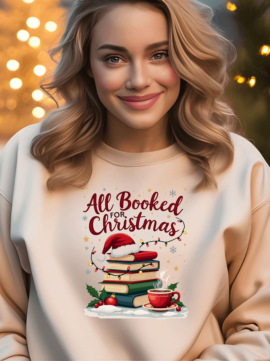 All Booked For Christmas Sweatshirt product image (1)