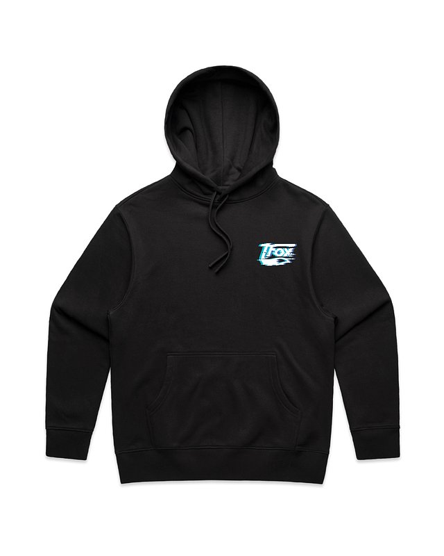 FOX GLITCH HOODIE- BLACK product image (1)