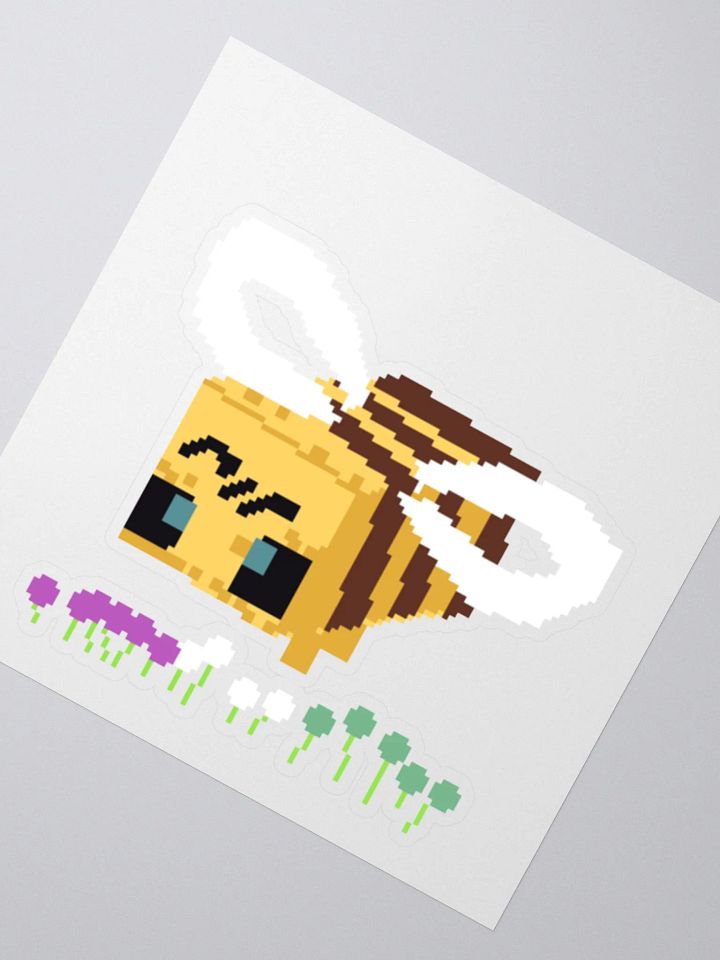 Minecraft bee sticker (gender queer) product image (2)