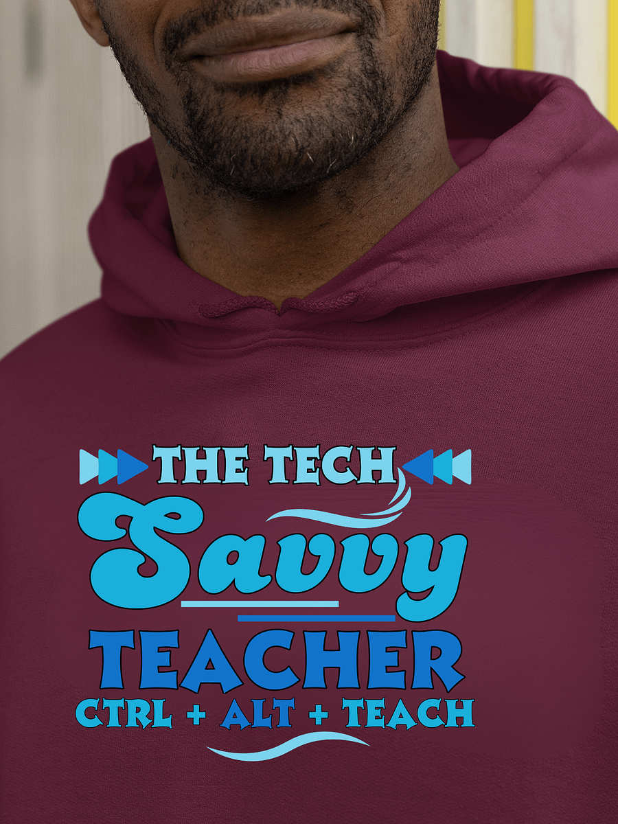 The Tech Savvy Techer, Ctrl + Alt + Teach Heritage Hoodie product image (7)