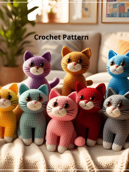Cats in Stitches: A Beginner’s Guide to Crochet Cat Toys product image (2)