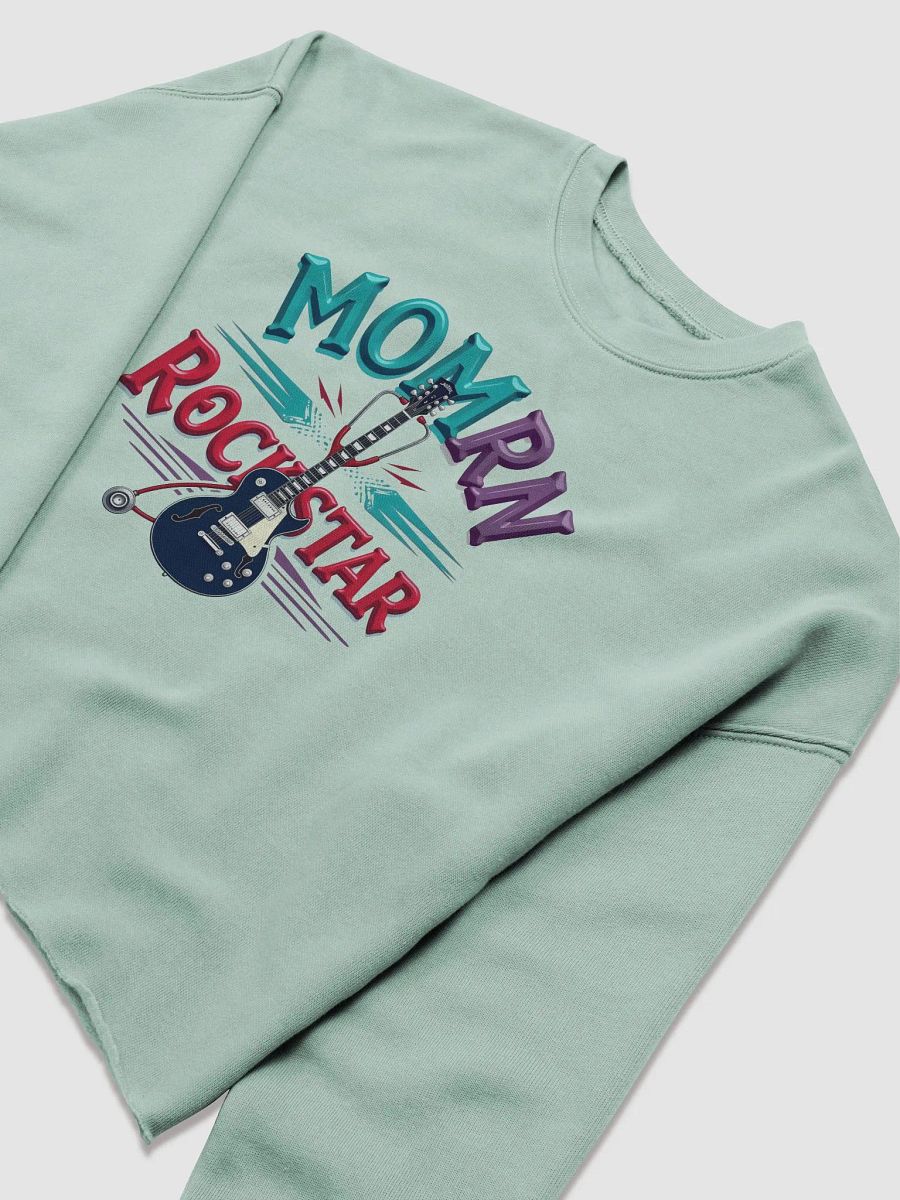 Rockstar Nurse Mom Crop Sweatshirt product image (20)