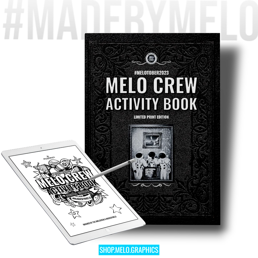 [LIMITED EDITION] Melo Crew Activity Book - Print & Digital Bundle #MELOtober2023 | #MadeByMELO product image (1)