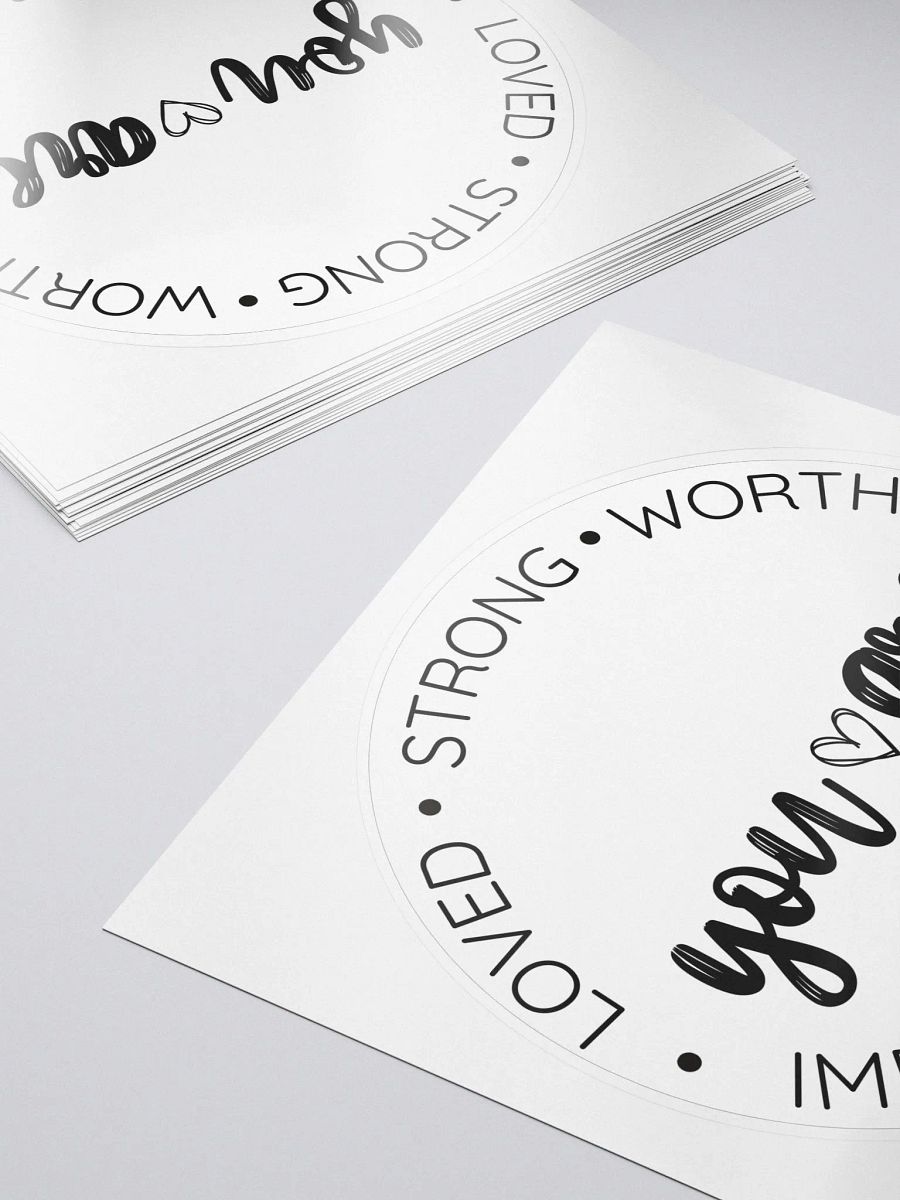 You Are Kiss Cut Sticker product image (5)