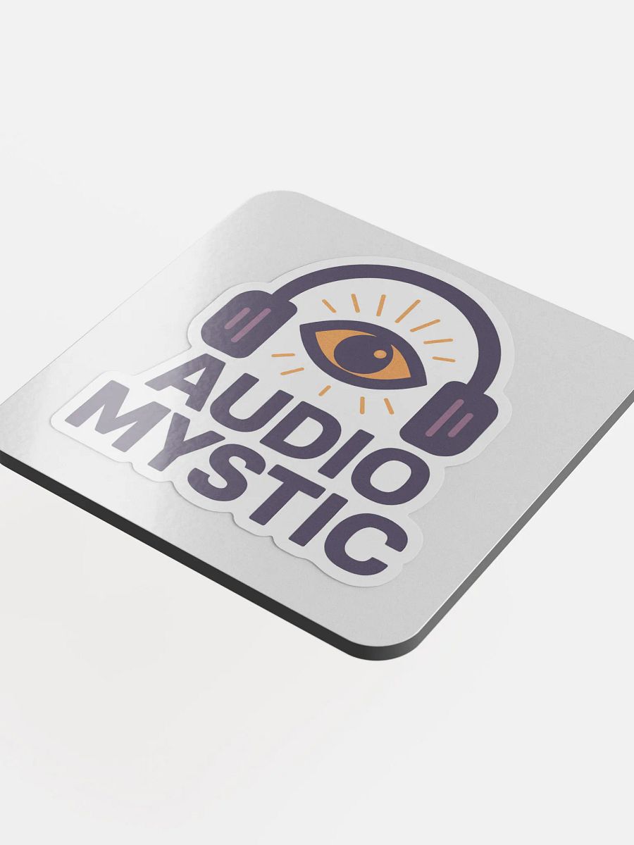 AUDIO MYSTIC — Headphones of Higher Perception Coaster product image (4)