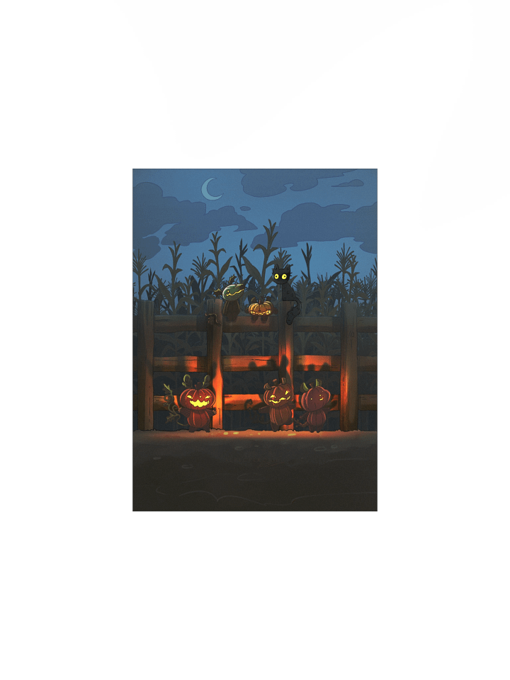 November Evening Possum Print product image (2)