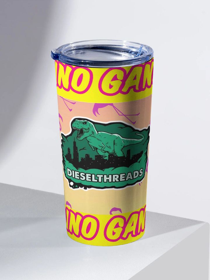 Strawberry Light Dino Gang Tumbler product image (2)