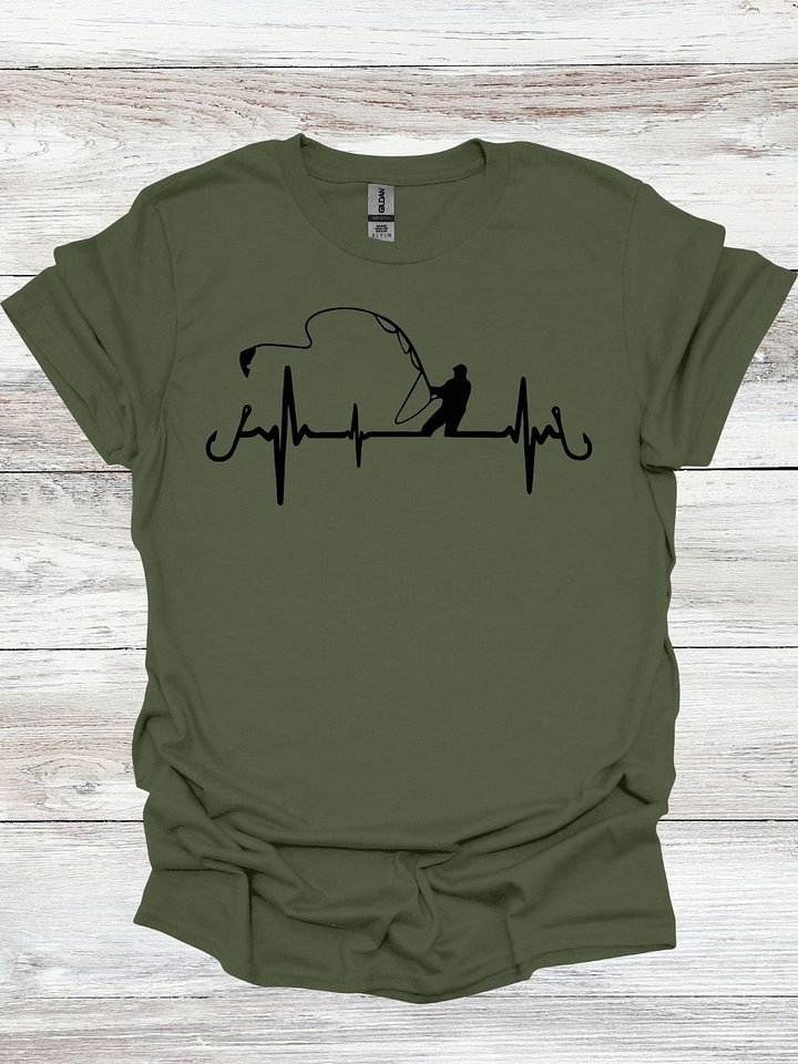Heartbeat Fishing T-Shirt product image (1)