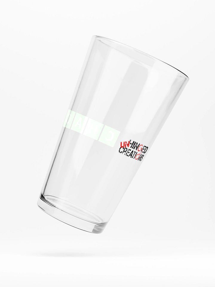 Chaos Pint Glass product image (2)