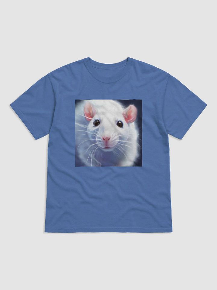 Fluffy white rat T shirt product image (2)
