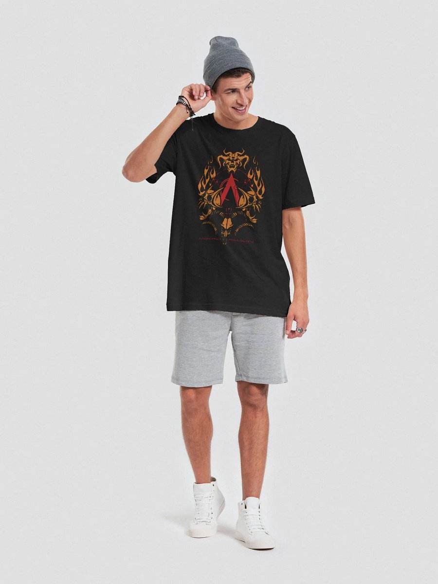 Hellscape T-Shirt (Orange Flame) product image (6)