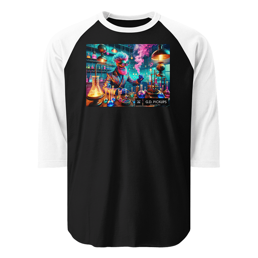 LIMITED EDITION: G.D. Pickups "Dr Gams" 3/4 Sleeve Baseball Tee product image (1)