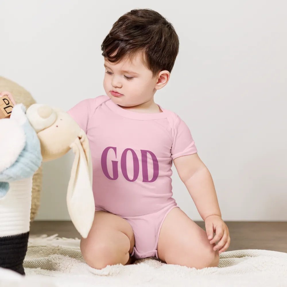 God Has My Back Baby Onesie in Pink 🌸 product image (5)