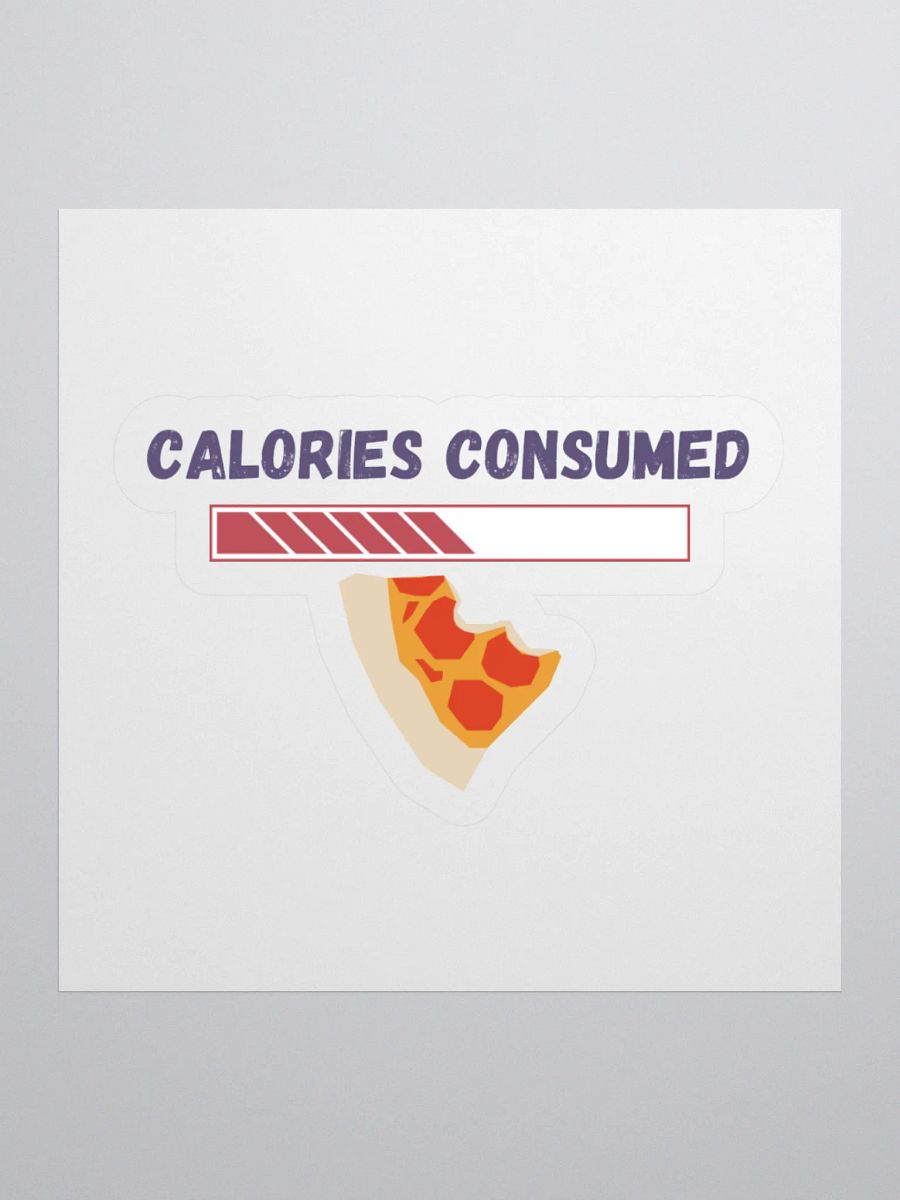 Calories Consumed: Loading… — Pizza Progress Bar Sticker product image (3)