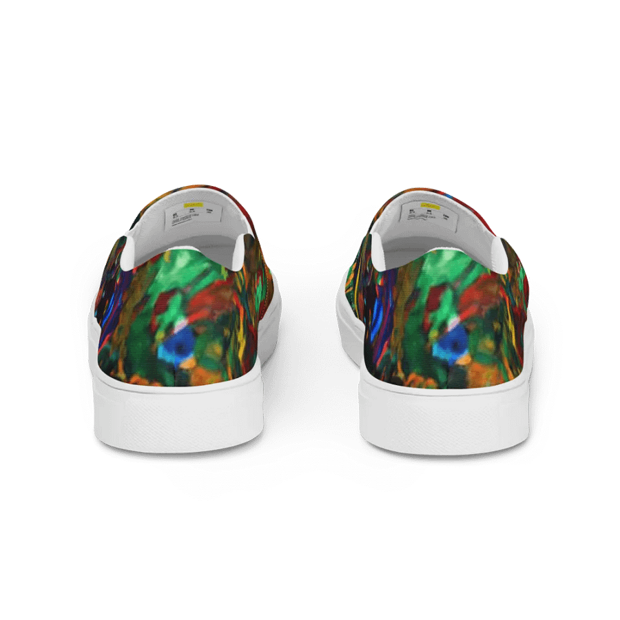 Vibrant Fusion: Abstract Canvas Shoes product image (4)