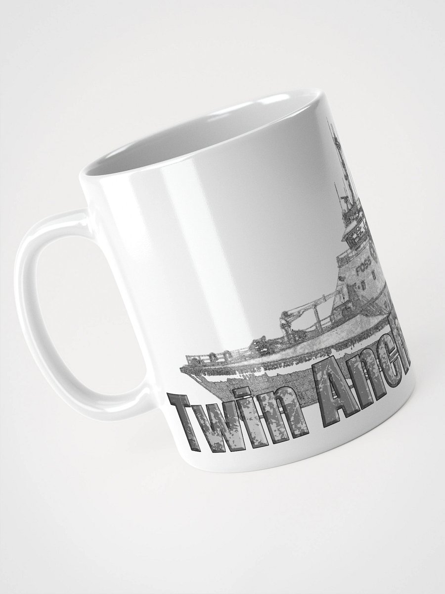 Foss Tugboat Sketch Twin Anchor Glossy Mug product image (4)