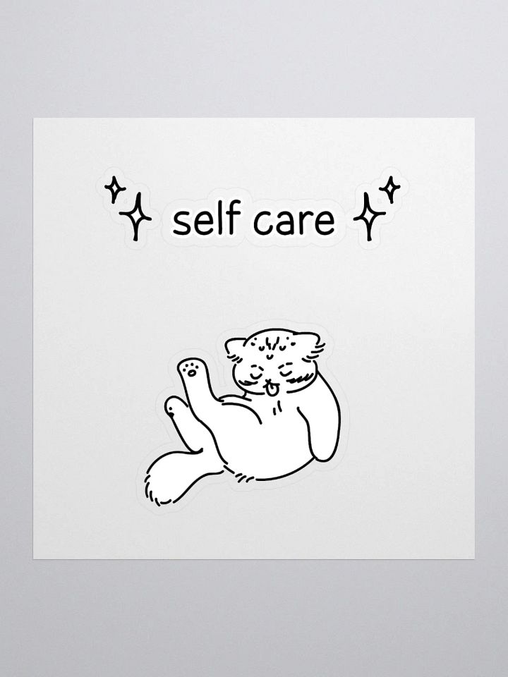 Self Care Manul - Sticker product image (1)