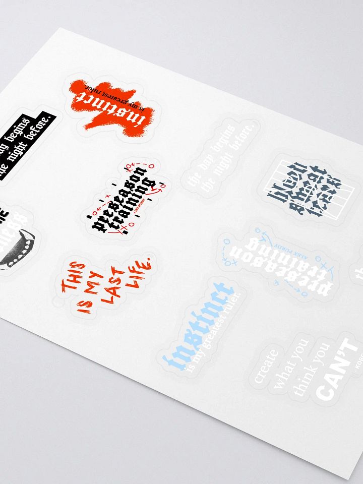 preseason training sticker pack product image (2)