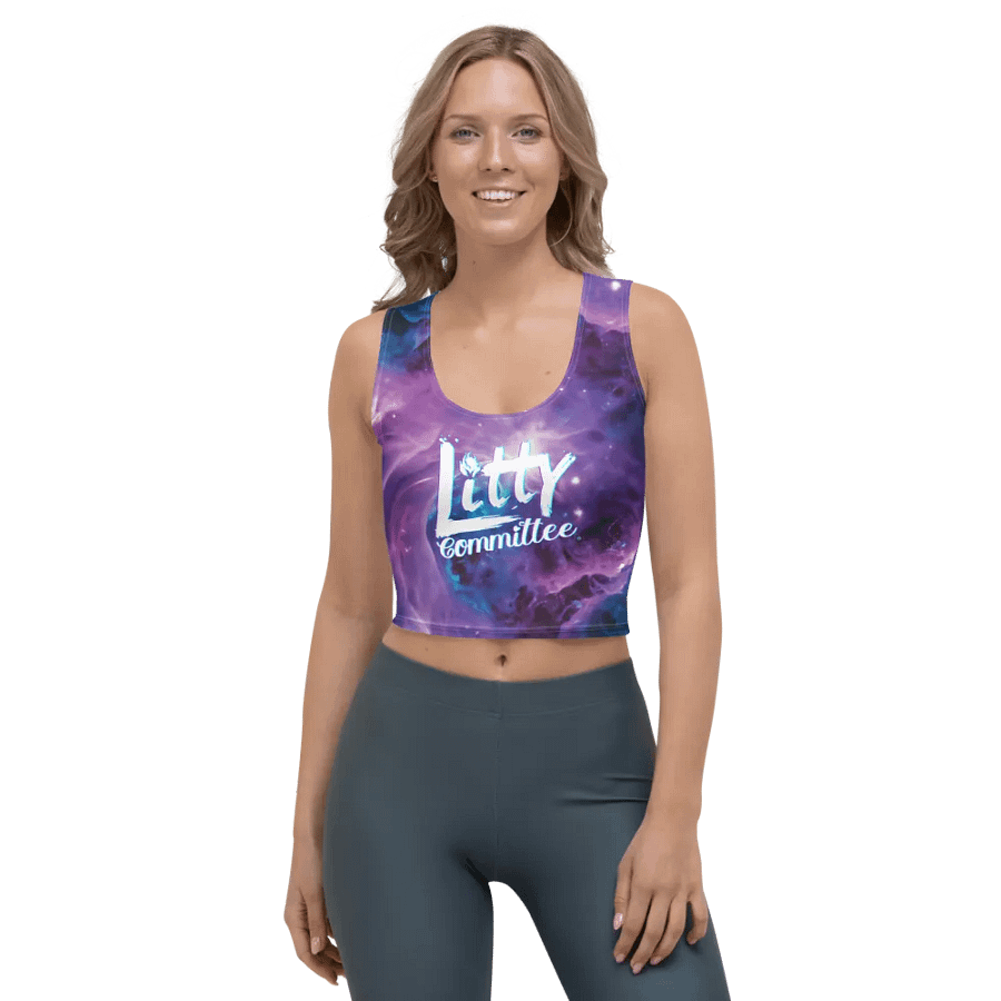 Spaced-Out Litty Committee Crop Top product image (1)
