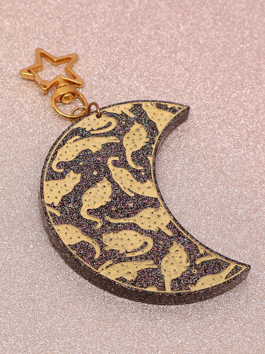 Cat Moon Keychain product image (3)
