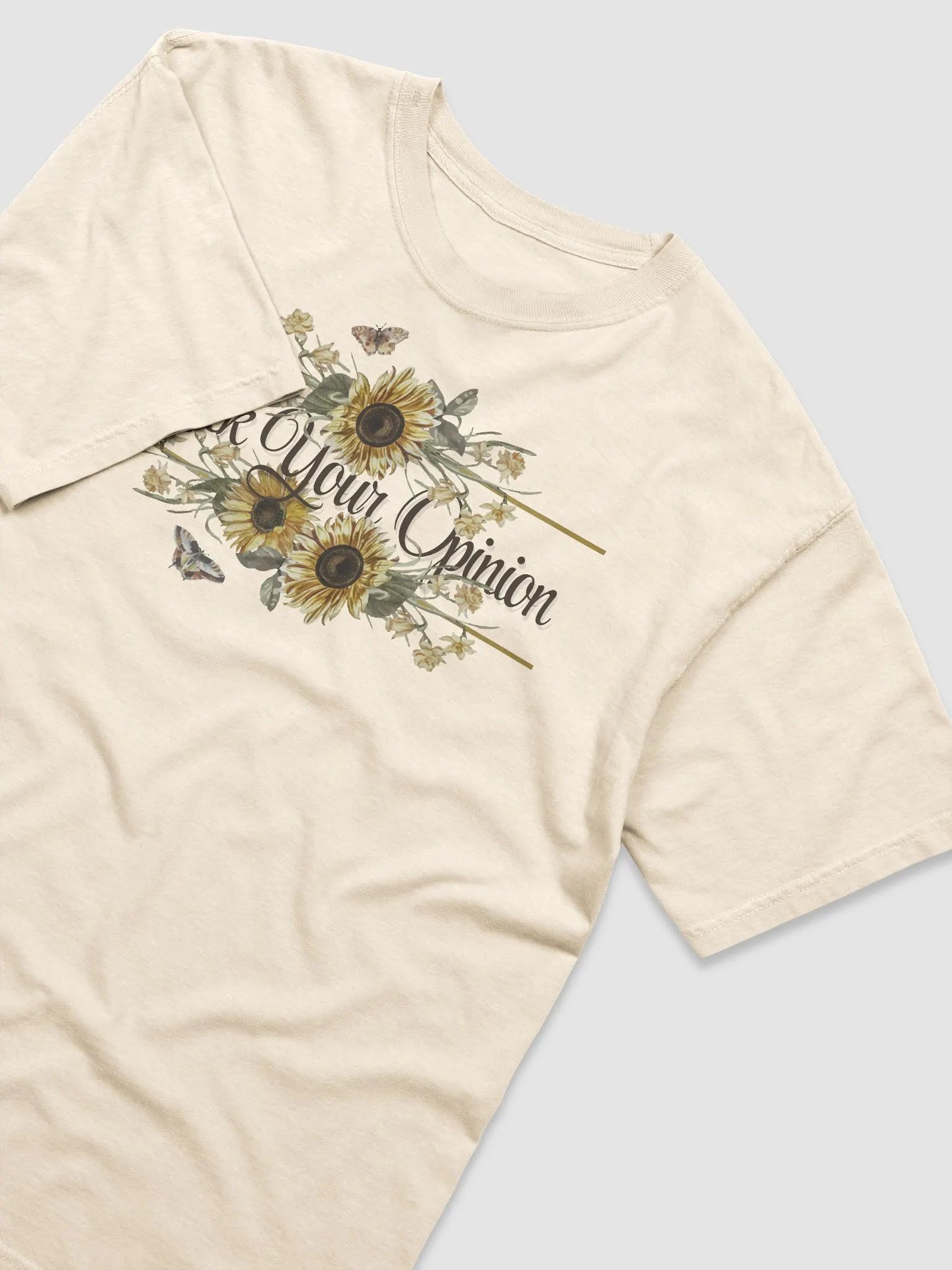 "Fuck Your Opinion" Garment-Dyed Shirt product image (2)