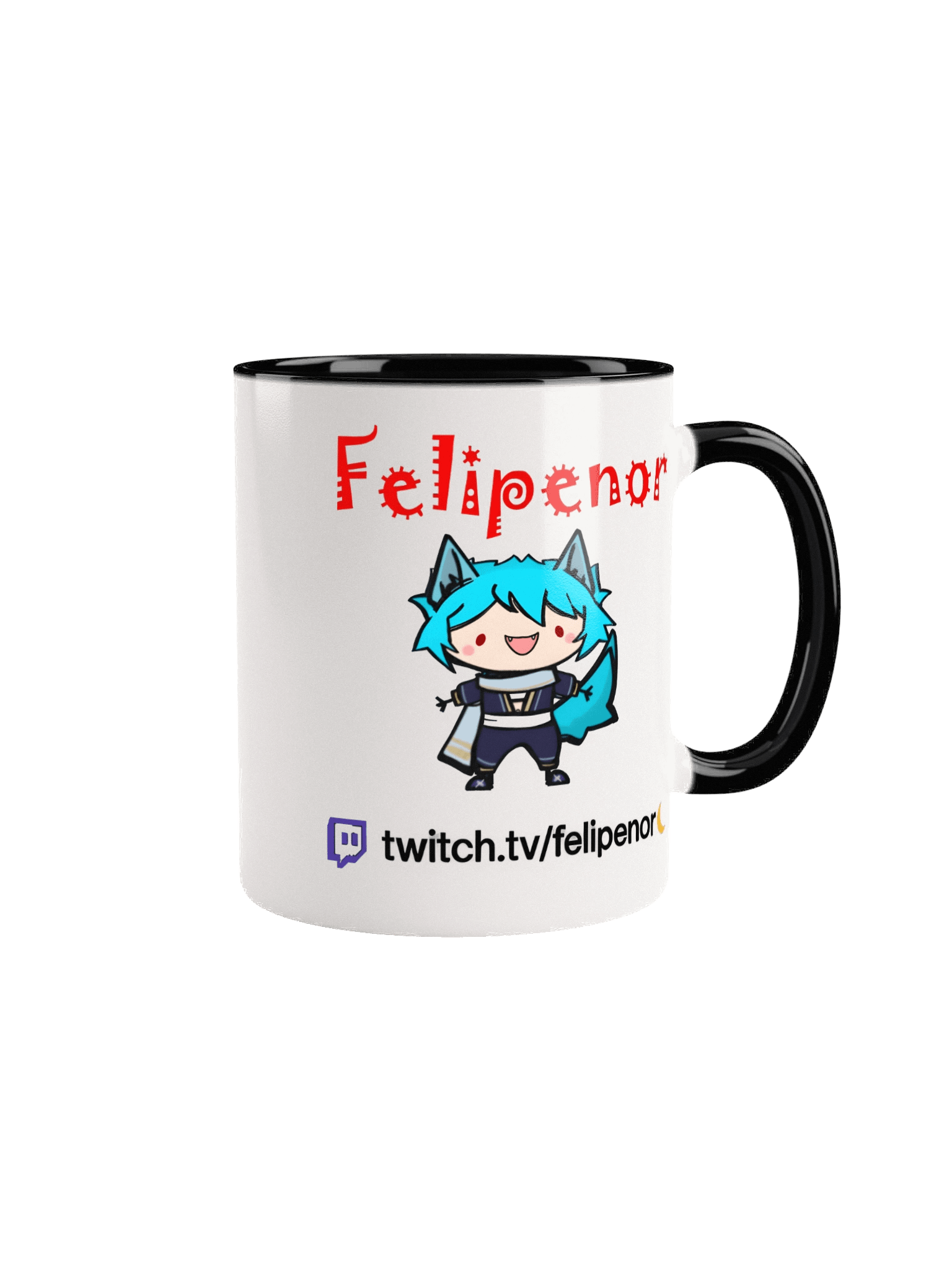 ☕ Caneca Oficial Felipenor – Versão Gênio da Lâmpada 🧞🐺🌙 product image (9)