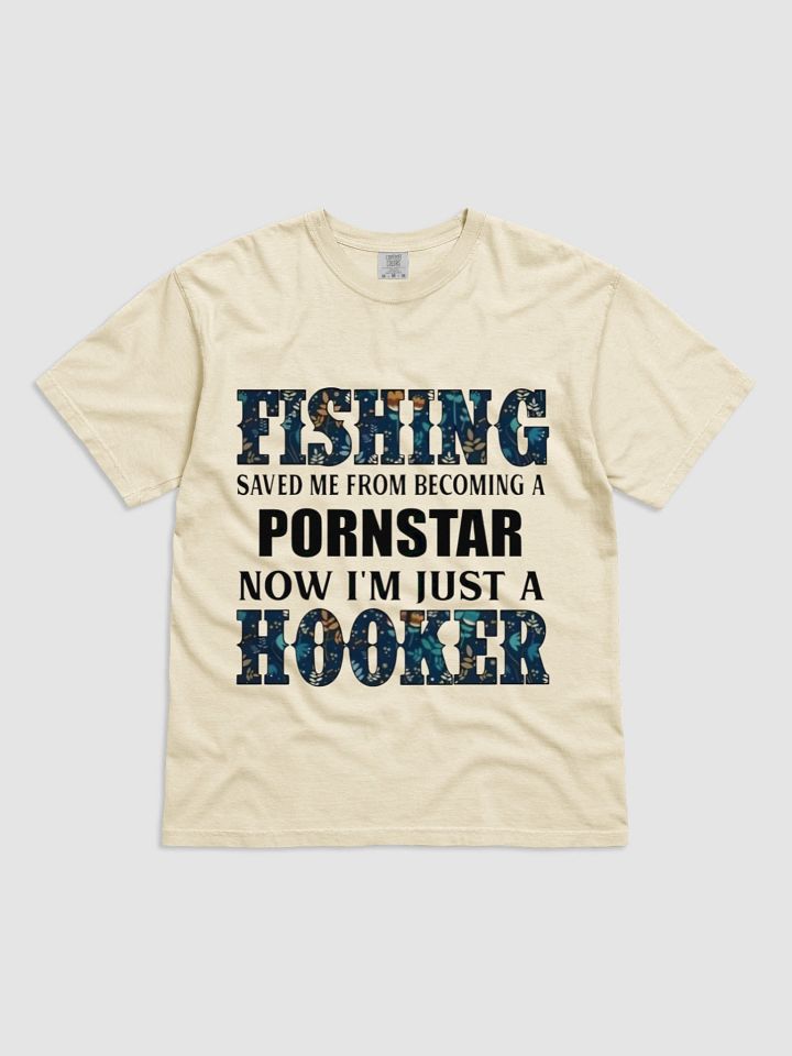 Floral Fishing Hooker T-Shirt product image (2)