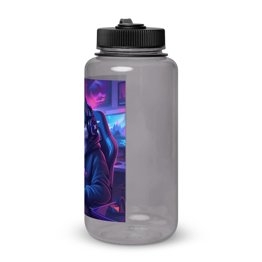 Howling Gamer Wide Mouth Water Bottle product image (3)