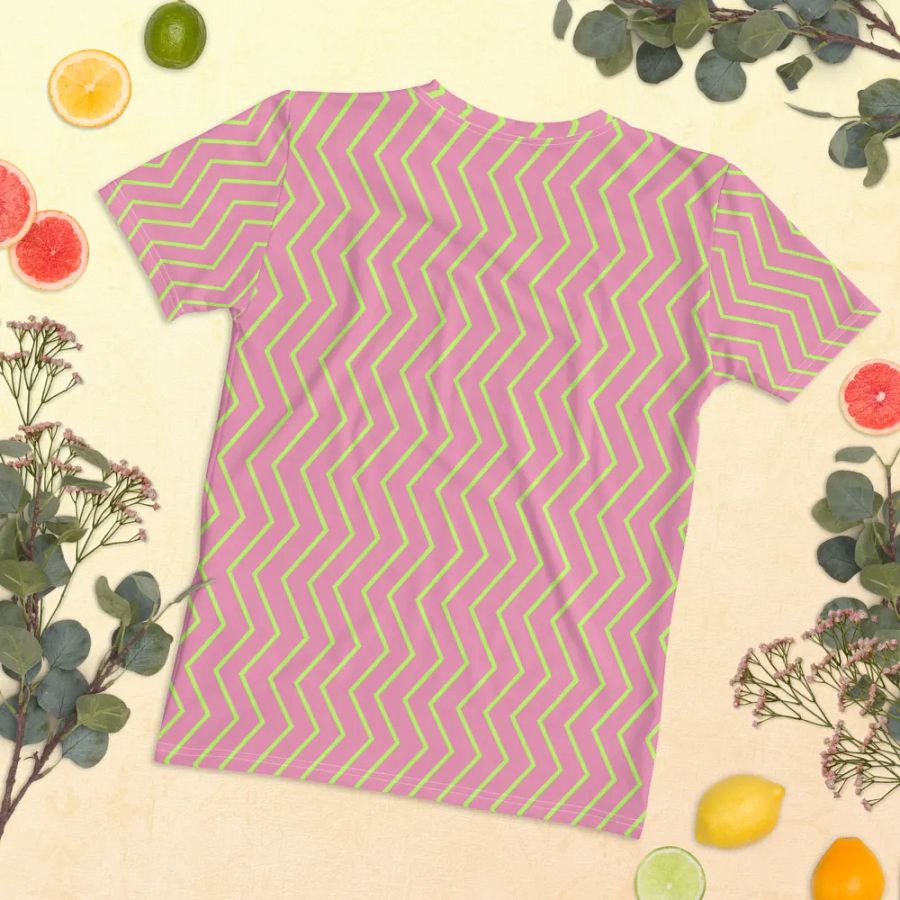 Zigzag Zest Women's Crew Neck T-Shirt product image (11)
