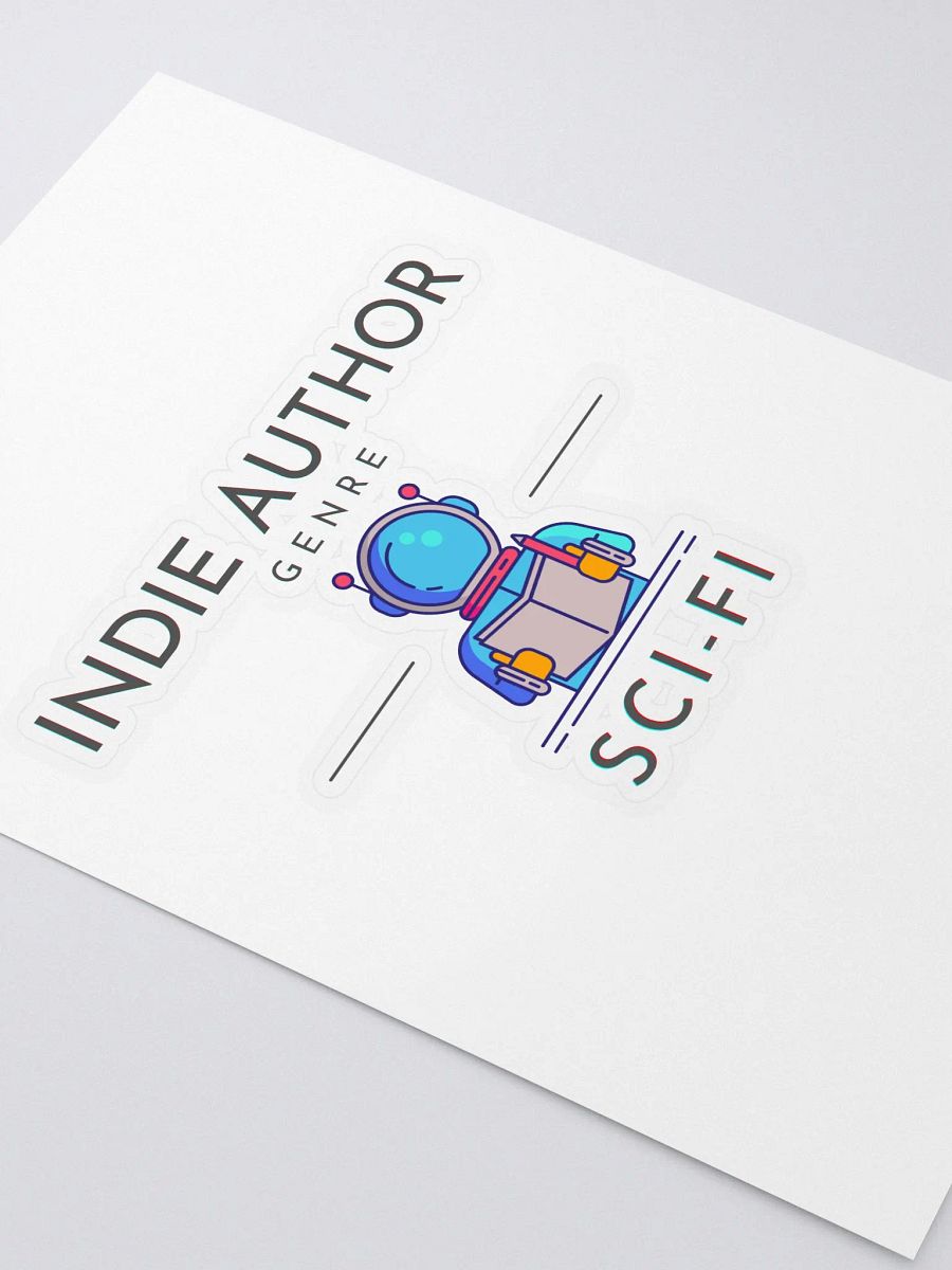 Indie Author Genre Science Fiction Sticker product image (2)