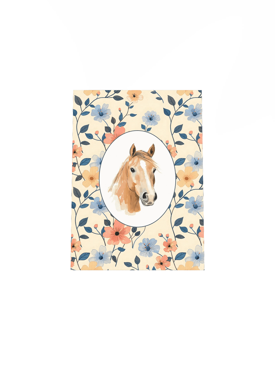 Horse on Boho Wildflower Pattern product image (7)