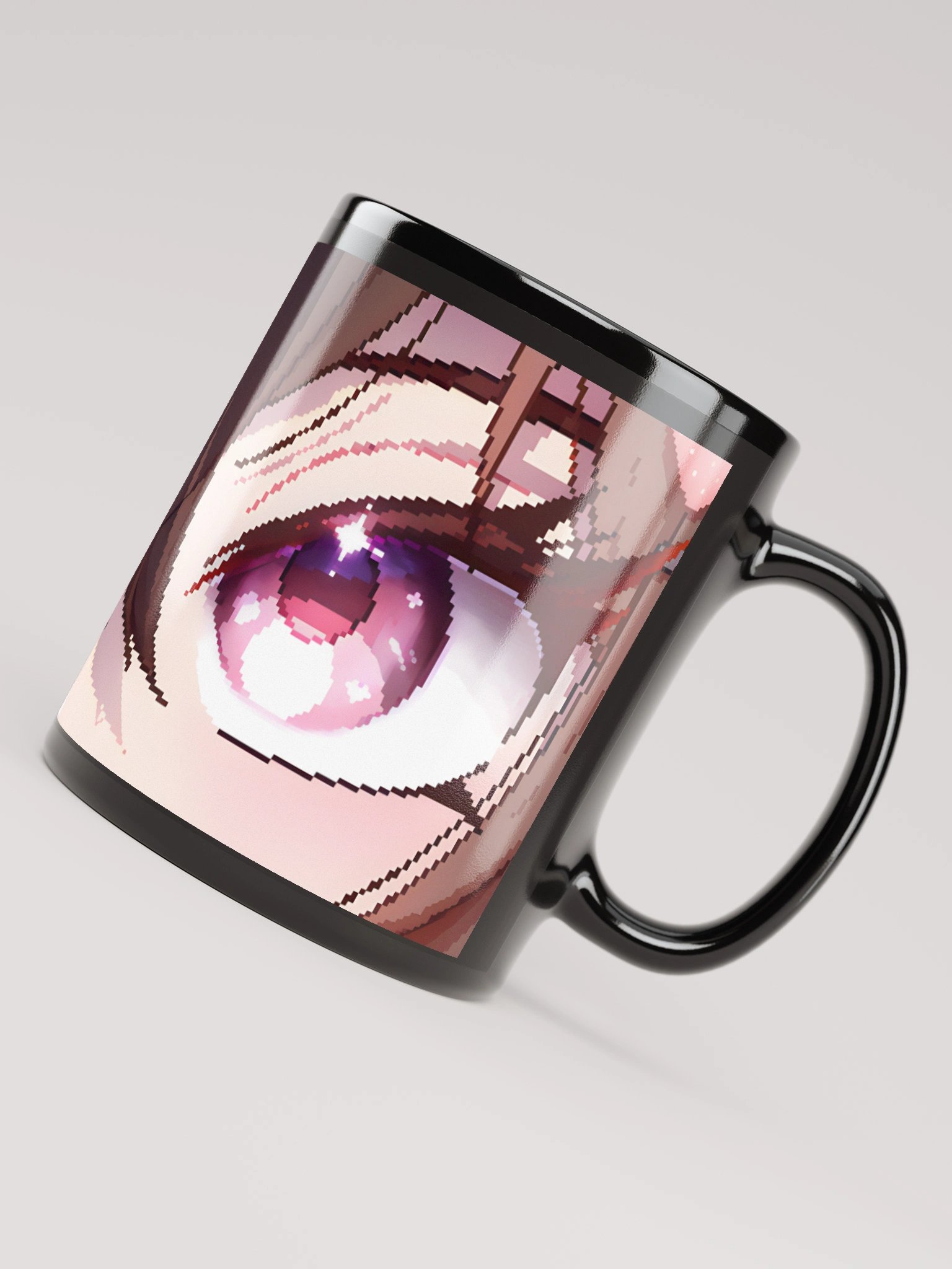 ONLY EYES | Black Glossy Mug product image (7)