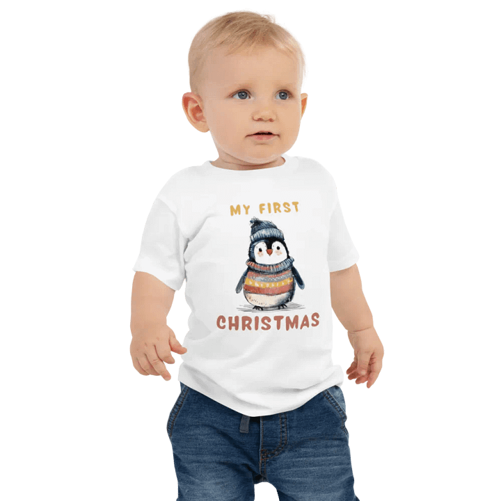 My First Christmas baby tee product image (2)