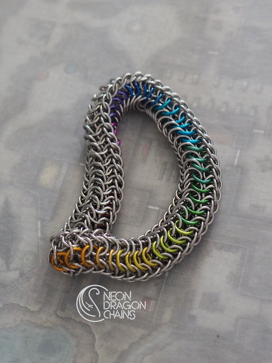 Rainbow Chrome Mobius Fidget Toy product image (2)