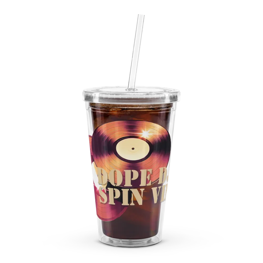 DOPE DJS SPIN VINYL Double Wall Tumbler product image (7)