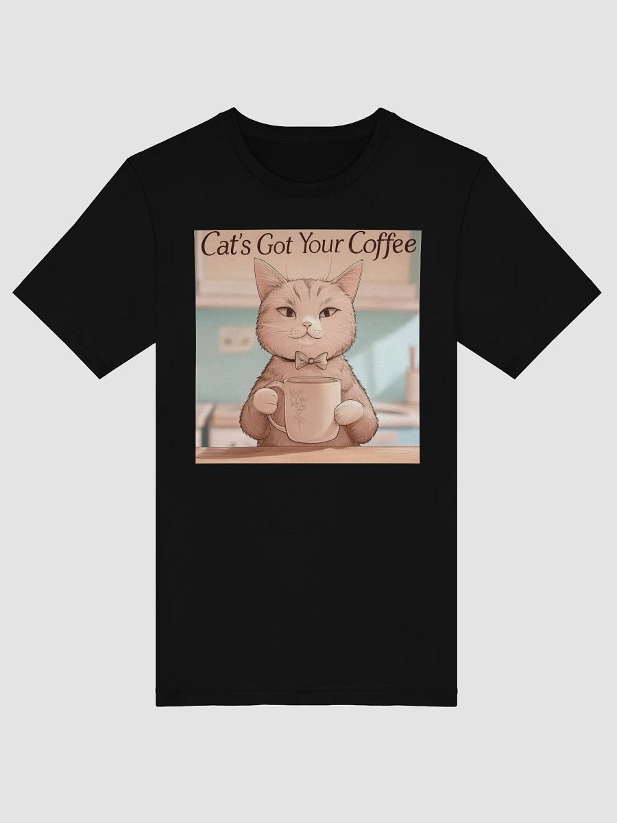 Cat Coffee Charm T-Shirt product image (20)