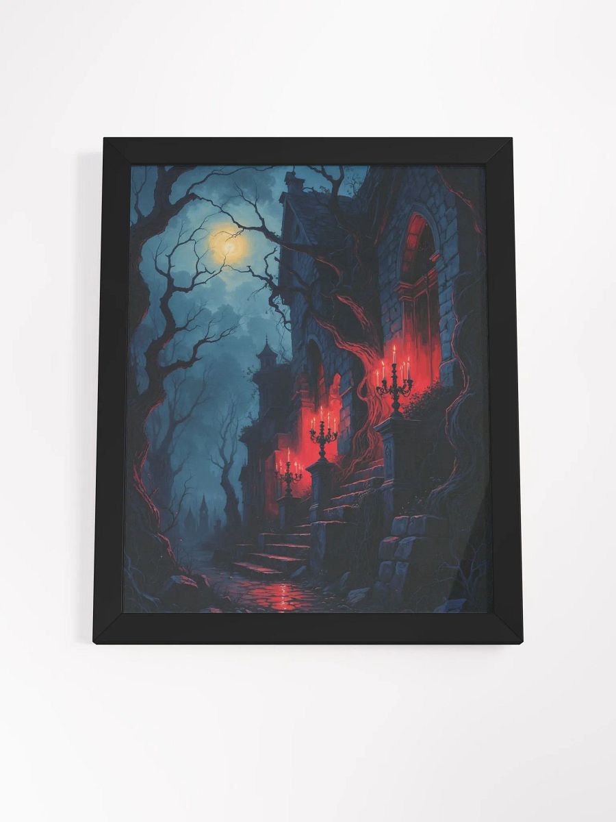 Gothic Scene Moonlight Framed Print product image (23)
