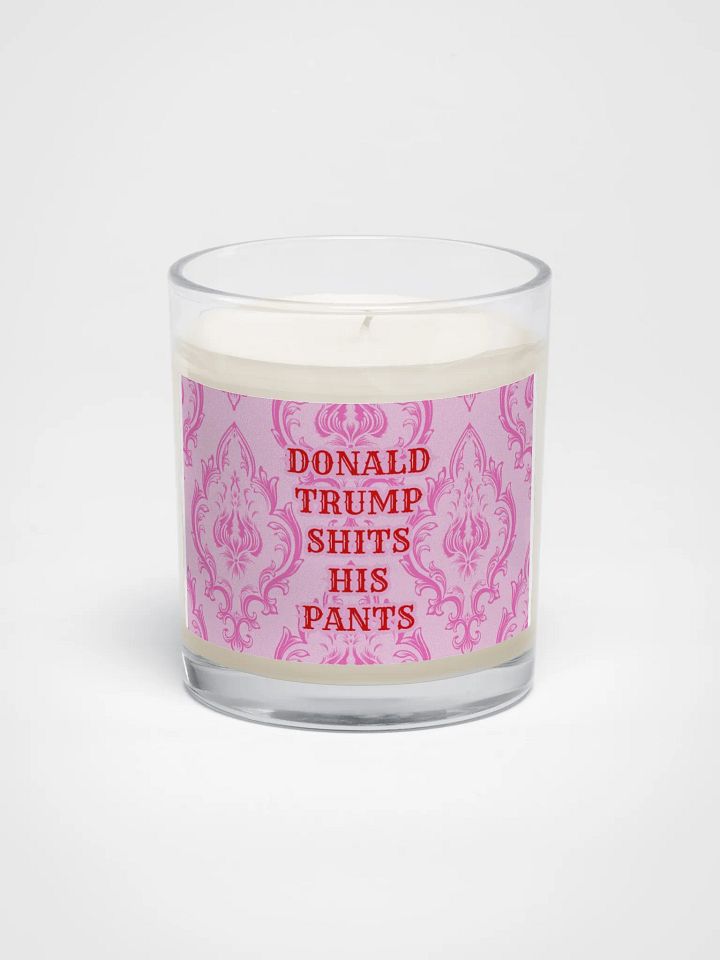 Donald Trump Sh*ts His Pants decorative candle product image (1)