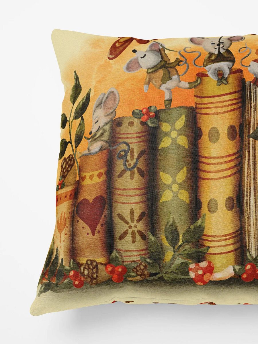 Book Mice, Throw Pillow product image (3)