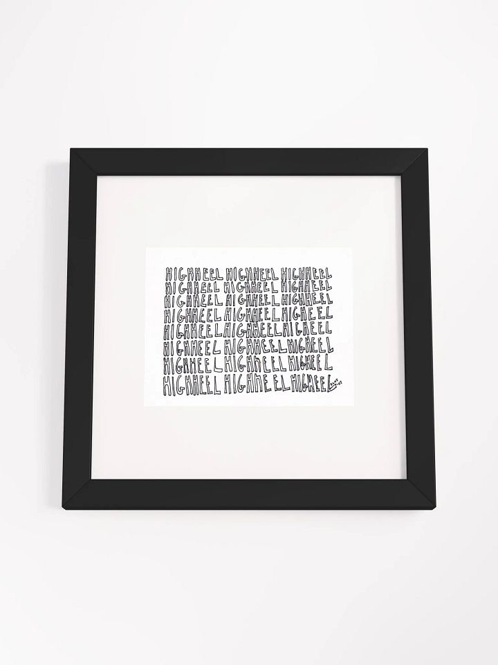 HIGHHEEL Panel Card Print Framed product image (2)