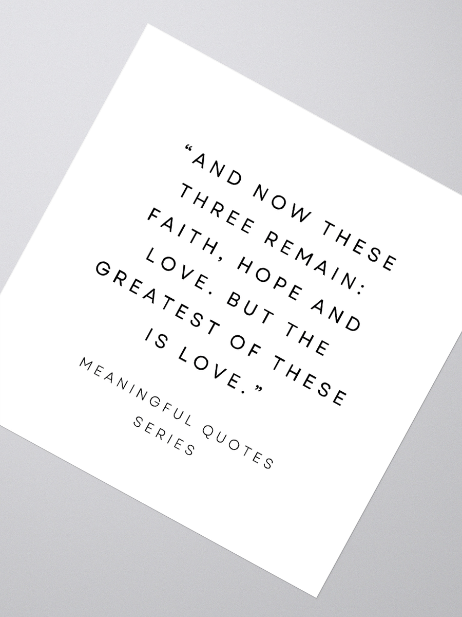Faith, Hope & Love Sticker Set product image (4)