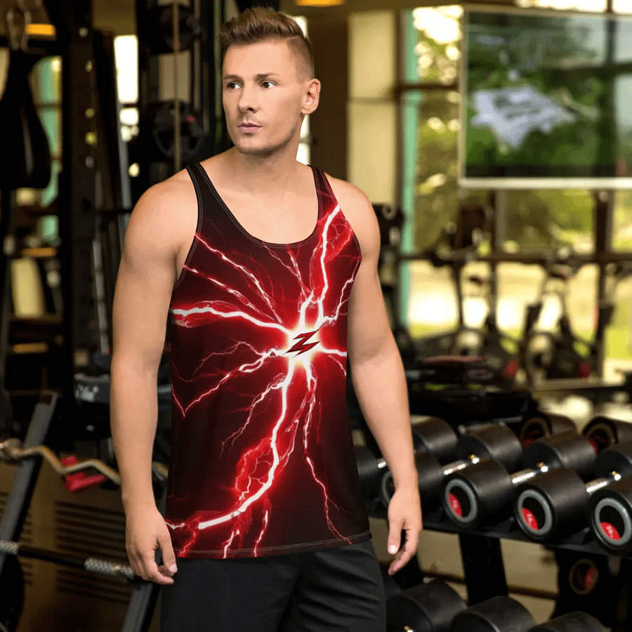 Plasma Red Tank Top product image (4)