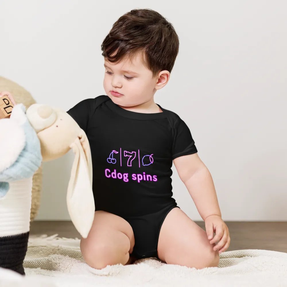 Cdog Spins Baby Grow product image (5)