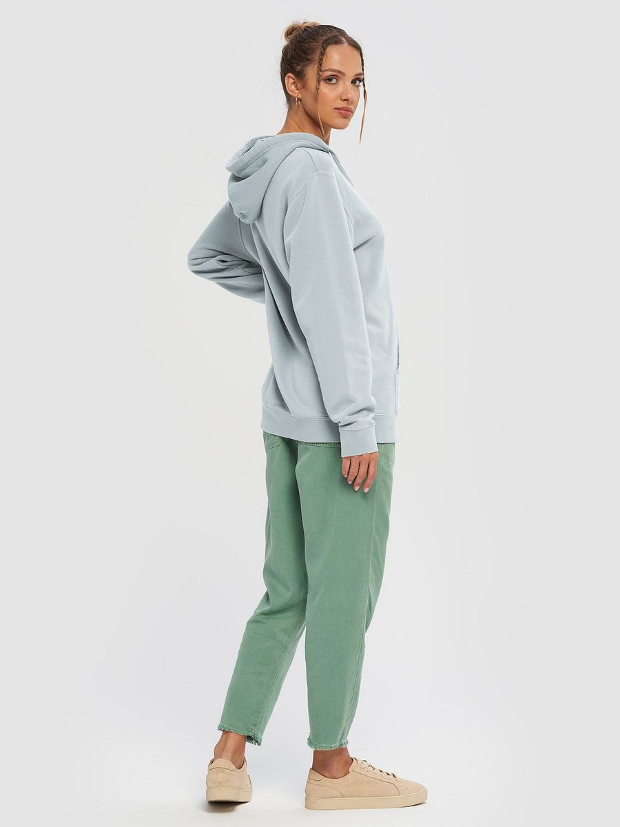 admittedly difficult (white) printed pigment hoodie product image (58)